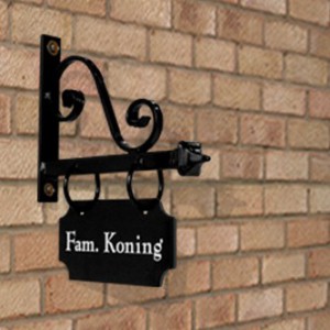Uithangbordje Haarlem afmeting 30 x 25 cm