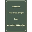 Groot Groter en heel Groot emaille naamplaten tekst met of zonder kader